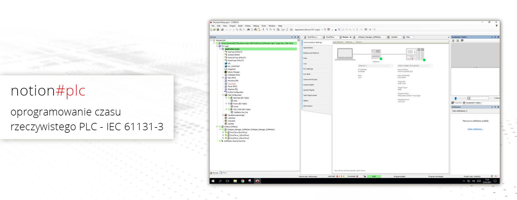 notion#plc - Real-time Software PLC with IEC 61131-3 Control